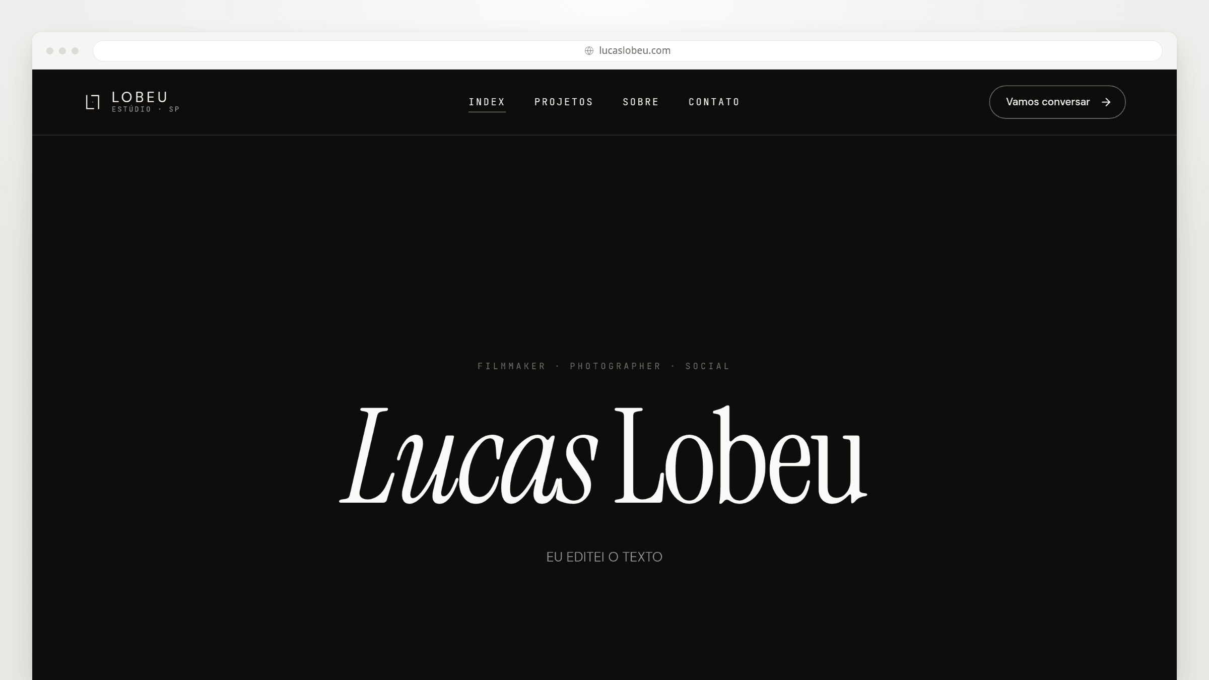 Lucas Lobeu — Portfólio — imagem do projeto