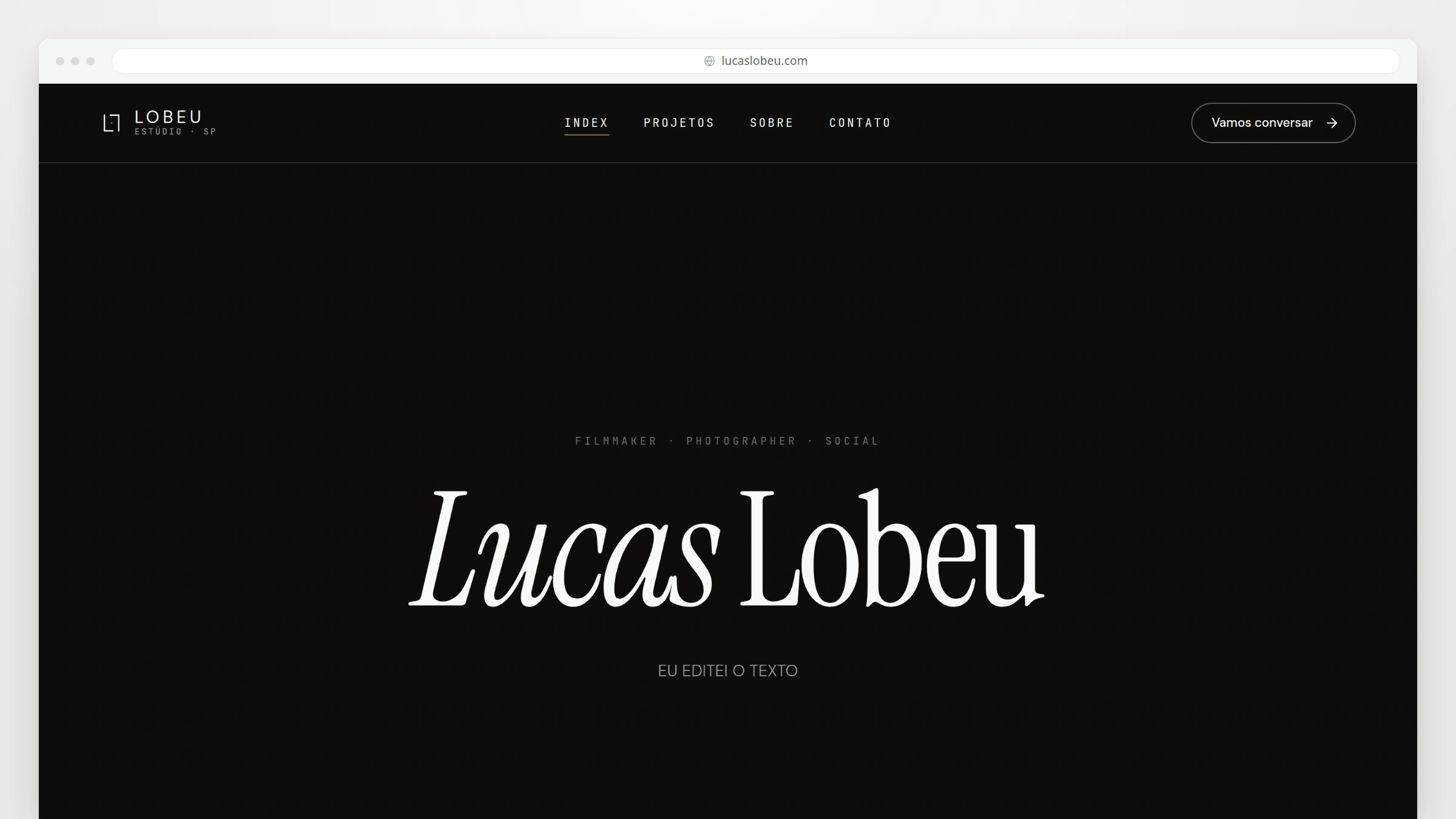 Lucas Lobeu — Portfólio — imagem do projeto