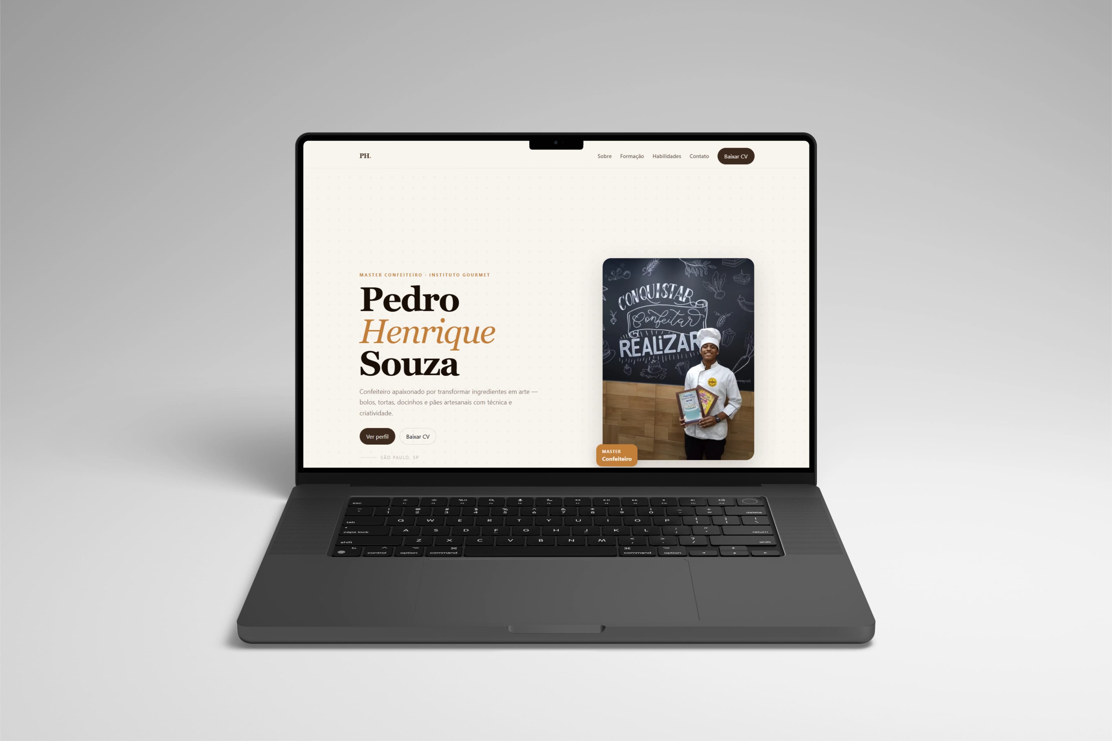 Pedro — Currículo Online — imagem do projeto